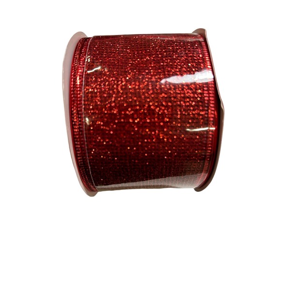 Bundle 13 Christmas Holiday Fabric Ribbons 25ft each - Picture 12 of 16